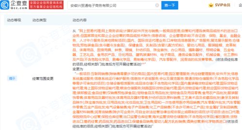 奇瑞控股關聯公司業務拓展，新增供應鏈管理服務及電子商務平臺運營